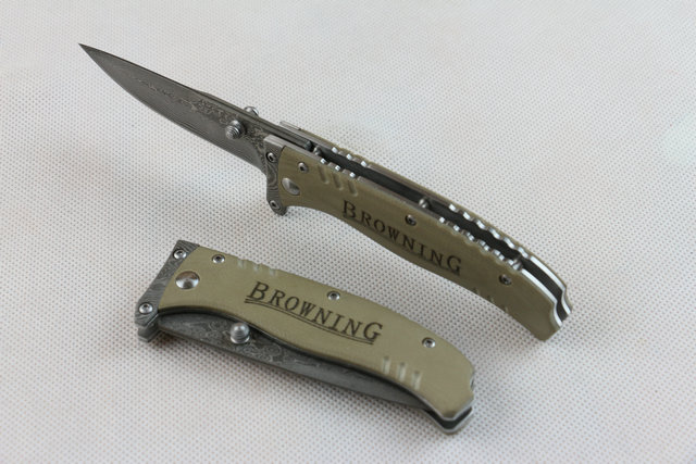 Browning F107 damascus blade knife UD402124